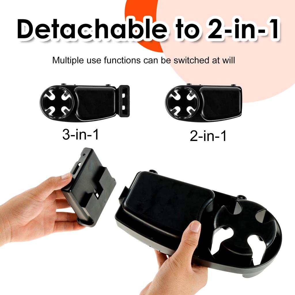 2 In 1 Stroller Cup Holder Phone Support Baby Snack Tray Universal Milk Bottle Holder Kids Pushchair Carriage Stroller