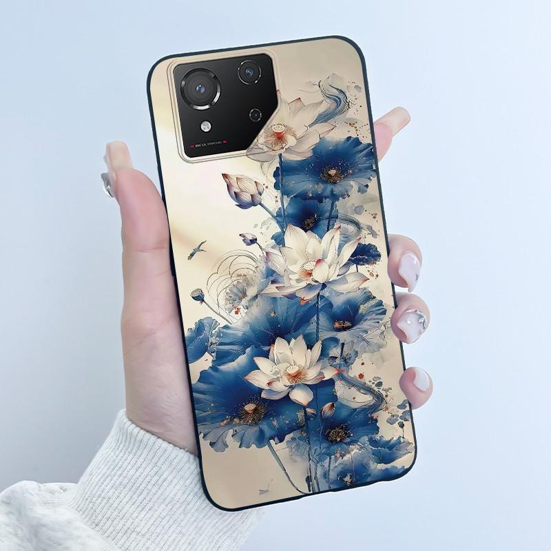 Чехол для Asus ROG Phone 8 Phone8 ROG8 Pro Чехол Роскошный Дракон Милый Крутой Мальчики Девочки Тонкий Черный Матовый Мягкий ТПУ Защитная Задняя Крышка