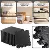8 Pieces Of Black Foam Floor Mat Splicing Climbing Mat Floor Protective Mat