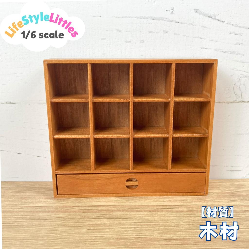 1/6 Scale Miniature Cup Storage Shelf, Red Cherry Wood, Doll Furniture, Shelf, for Dollhouses, Photography Accessories