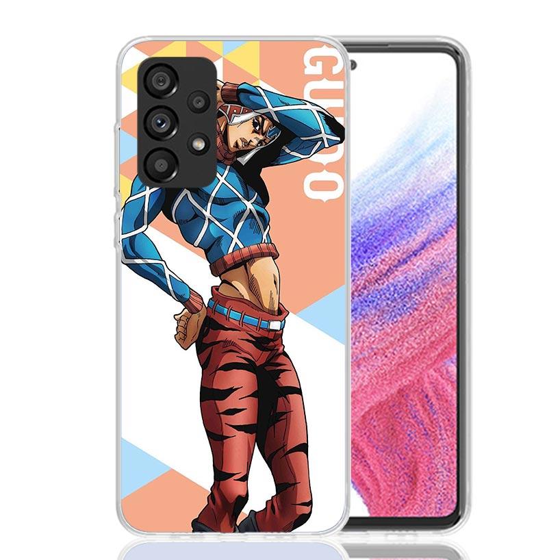 JoJo Adventure Guido Mista Phone Case for Samsung Galaxy A52 A51 A50S A12 A22 A32 A72 A10S A30S A31 A71 Note 20 Ultra 10 Plus S1
