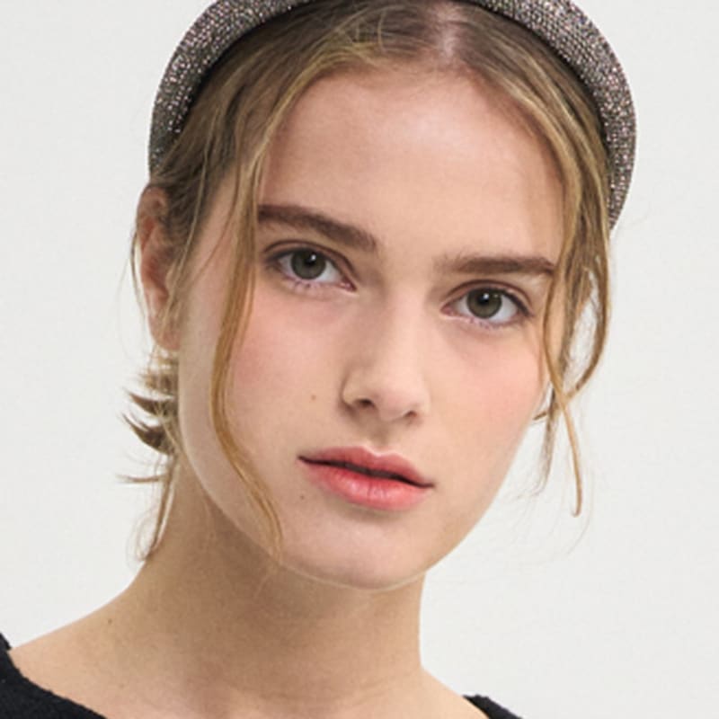 ИЗВИНИТЕ СЛИШКОМ МНОГО ЛЮБВИ Объемная повязка для волос Milky Way_Черная