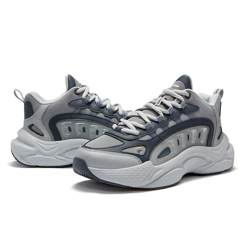 Fila Fusion Sky Trail Dx Fishbone Повседневная обувь Удобные Универсальные Прочные Низкие Кроссовки Стиль Жизни Мужские кроссовки Серый T12M511527FAM