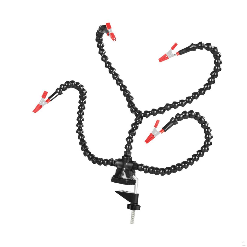 Adjustable Clamp Clips with Flexible Arms for Soldering Tasks