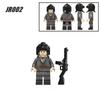 Moc Ww2 военная армия мини-фигурки пистолеты детские блоки игрушки подарок для мальчиков