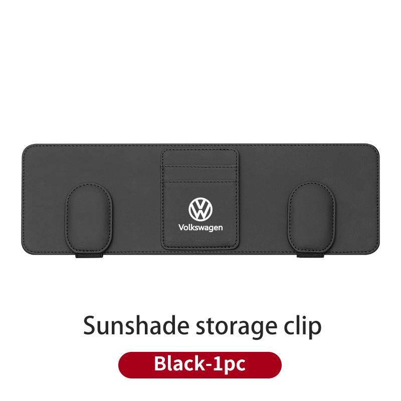 CUP1 Multi-functional Car Sunshade Plate Organizer Bag Auto Accessories For Volkswagen VW Golf 4 6 7 GTI Tiguan B5 B6 B7 CC Jetta MK5