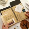 Kids Gift Retro Sketch School Stationery Coil Spiral Bound Notebook Art Paper Sketchbook Crafts