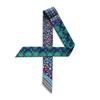 2024 Silk Twilly Scarf: Stylish Ribbon for Bag Handles & Hair