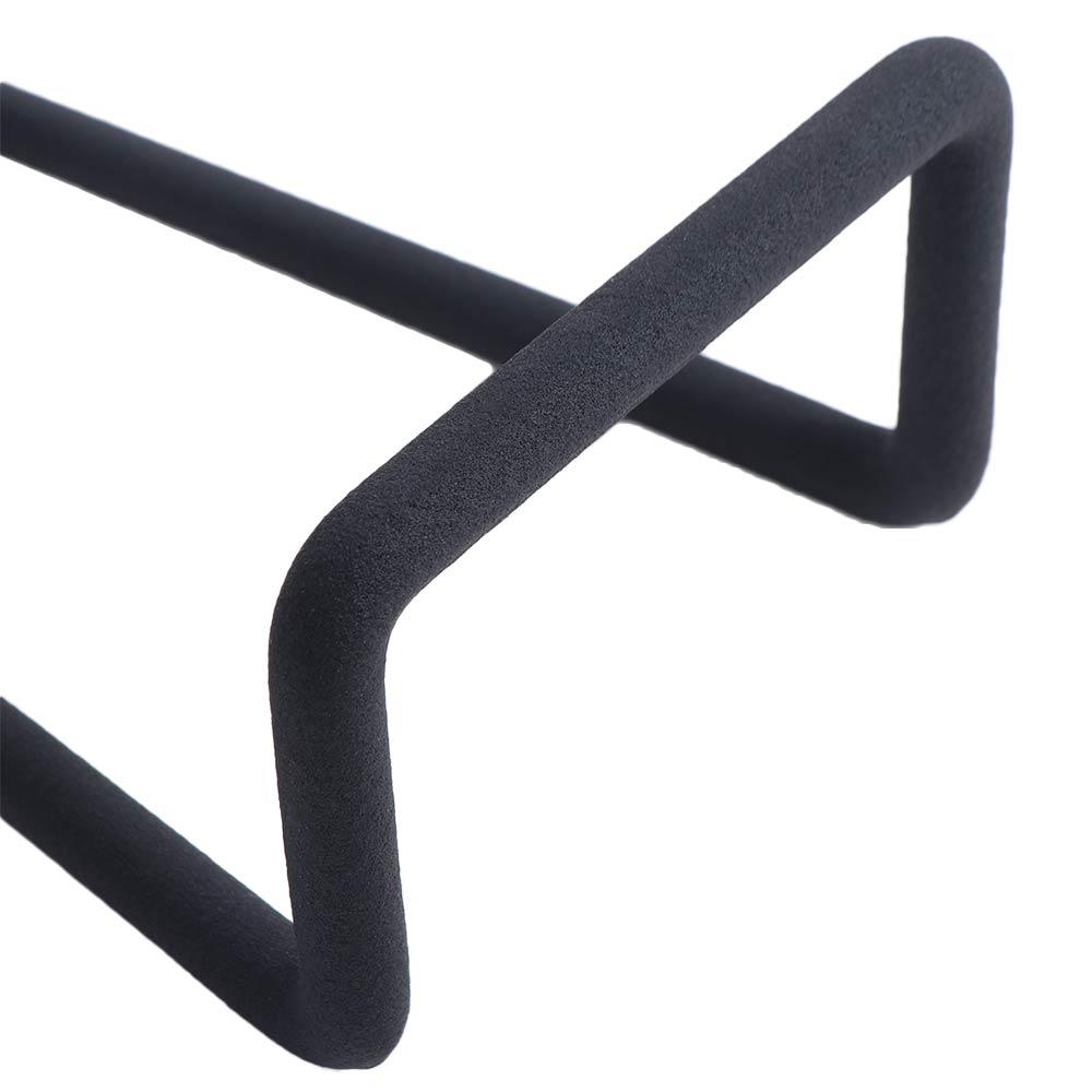 Iron Hose Hook Bracket Black Metal Hose Holder Sturdy Pipe Reel Rack for Air Hydraulic Hose