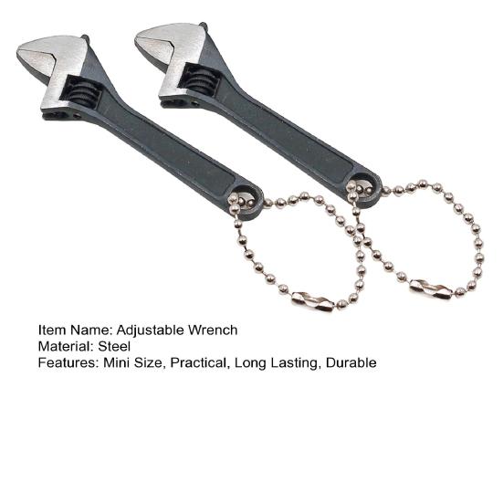 1/2 шт. Мини разводной гаечный ключ Компактный дизайн Портативный удобный для переноски Широко используемый