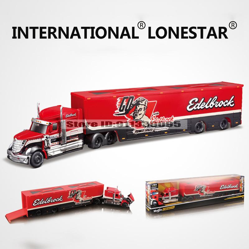 Майсто 1:64 MACK Anthem LoneStar UP Транспорт Литье Производство Прицеп Модель Симуляция Модель Коллекция Автомобилей из Сплава
