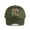 Whimsical Peg Doll People Characters Community Workers Family Set Baseball Cap Fashion Unisex Sunhat Womens Outdoor Sports