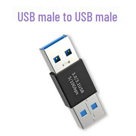 USB-конвертер с несколькими интерфейсами: Кабель «папа-папа»/«папа-мама»/Type-C 3.0 — 3.1, высокоскоростной