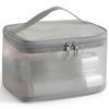 Single Layer Zipper Mesh Toiletry Bag Travel Portable Makeup Cosmetics Storage Organizer