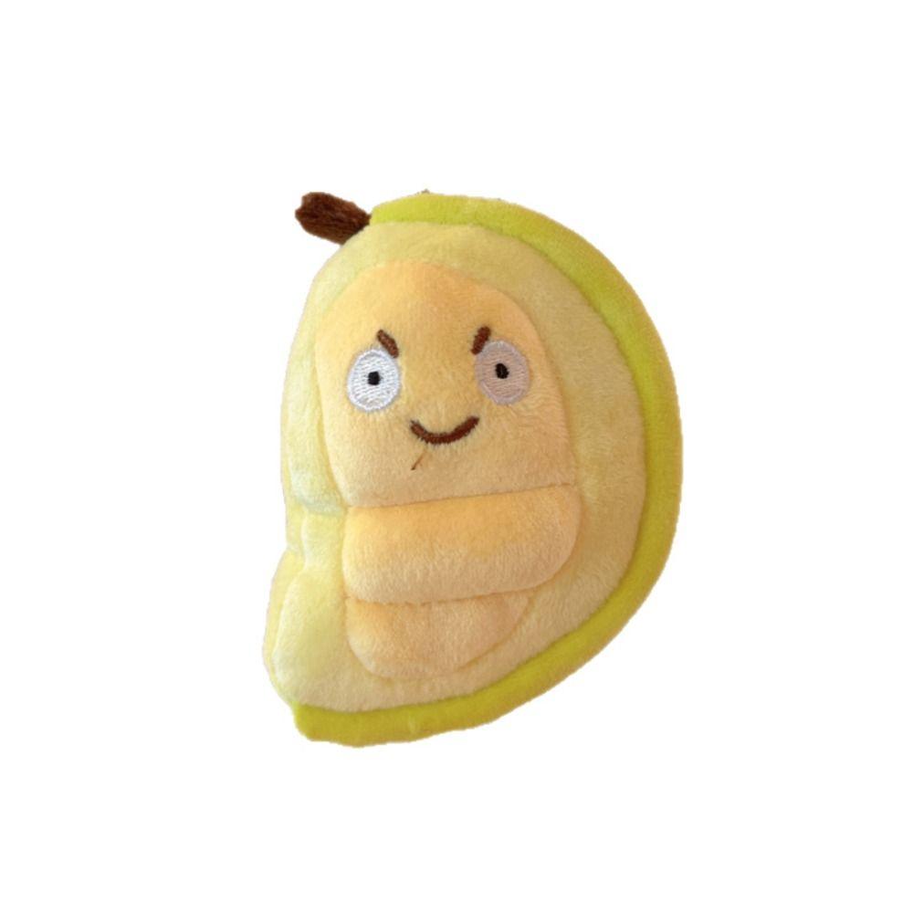 PP Cotton Fruit Durian Pendant Simulation Fruit Durian Plush Keyring Jewelry Accessories