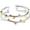 925 Silver Branch Ring For Women Jewelry Finger Adjustable Open Ring For Party Birthday Gift