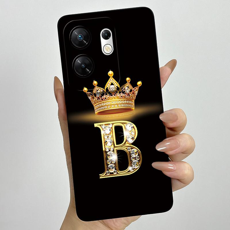 Чехол для infinix Zero 30 4G 5G Чехол X6731 Буквы Короны Мягкий Силикон Ударопрочный Чехол Для Infinix Zero30 4g Чехлы X6731B Funda