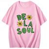 Аниме De La Soul Футболки Красивая футболка Dela С коротким рукавом Одежда Мужские/женские Милые Мультяшные Манга Футболки Хай-стрит Топы