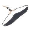 Saxophone Neck Strap Leather Breathable Adjustable Y Shape for Sax with Metal Swivel Snap Hook