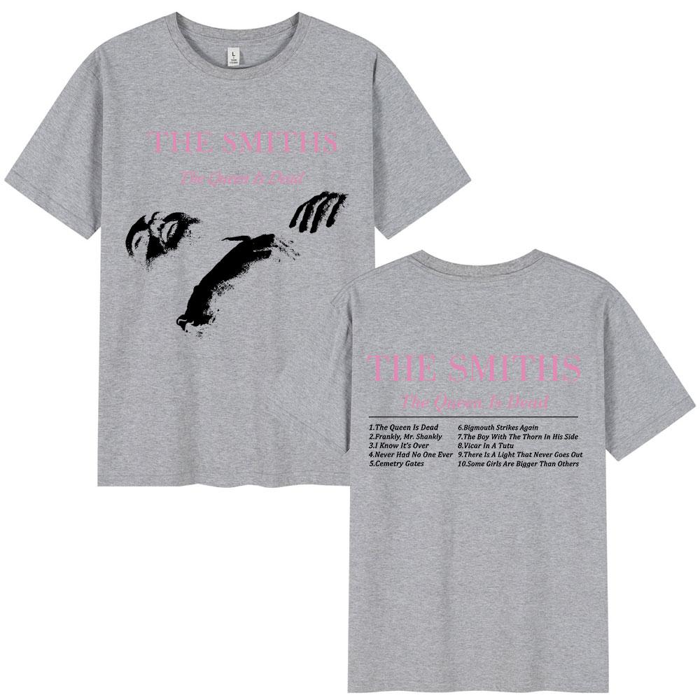 The Smiths Футболка The Queen Is Dead 1980-е Инди Моррисси Оверсайз Футболка Винтажная Панк-рок Группа Футболки Уличная одежда Унисекс