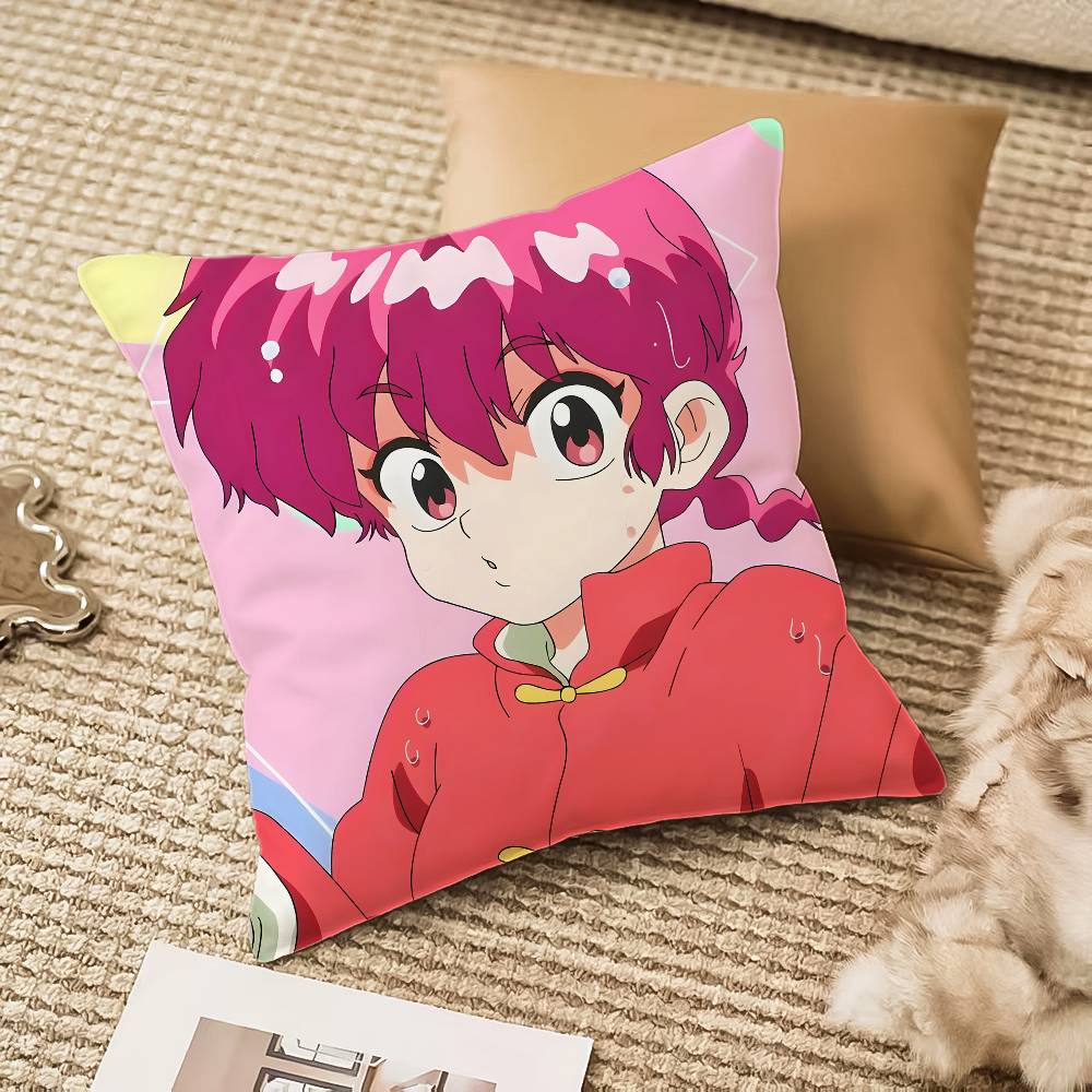 Наволочка для подушки с изображением аниме «R-Ranma» с невидимой молнией, защитой от пылевых клещей, для дивана и кровати.