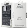 Dkny Dkhcp14Xprthslk Iphone 14 Pro Max6.7 Czarny/Black Hardcase Leather Mono Stripe & Metal Logo