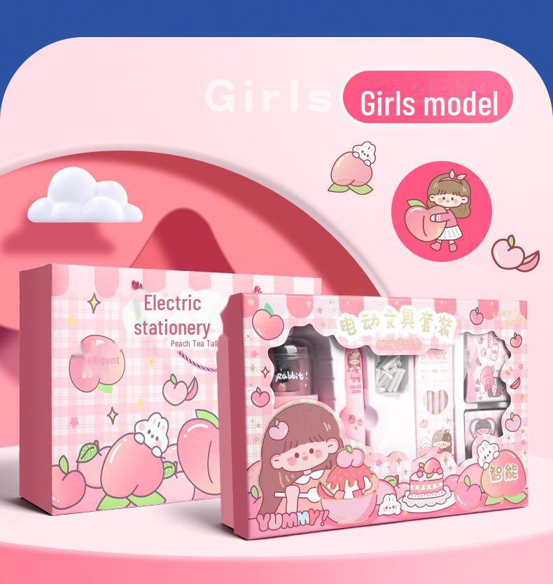 Подарочный набор электрических канцелярских принадлежностей для студентов — идеальный подарок для детей на учебу, выпускной, день рождения или Рождество