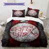 Switzerland national football Pattern Bedding Home Decoration Birthday Gift (1 * duvet cover + 2 * pillowcase, without core),fan merchandise.