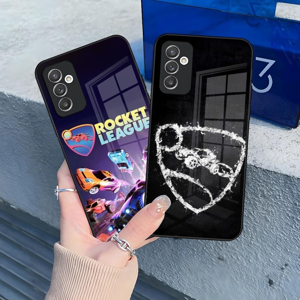 Чехол для телефона Rocket League для Samsung Galaxy S25 S24 S30 S21 S23 S20 S22 Fe Note 20 Pro Ultra Plus стеклянная крышка