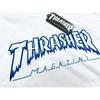 Летняя футболка Thrasher Skateboard Magazine с принтом букв Мужская Женская Оверсайз Хлопок Короткий Рукав Повседневная Уличная Одежда Футболка Топ