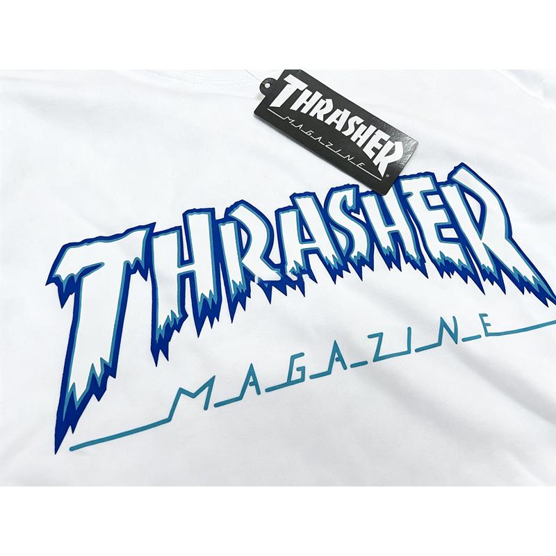 Летняя футболка Thrasher Skateboard Magazine с принтом букв Мужская Женская Оверсайз Хлопок Короткий Рукав Повседневная Уличная Одежда Футболка Топ
