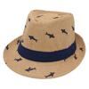 Straw Hat Breathable Cool Hat Short Brim Performance Sun Hat Ins Wind Churchill Jazz Hat Men and Women
