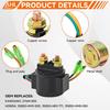AHL Starter Solenoid Relay For Honda TRX400EX Sportrax 2002-2007 ATV / TRX300EX Sportrax 2001-2006 / TRX300EX FOURTRAX 1993-2003 / TRX400EX FOURTRAX