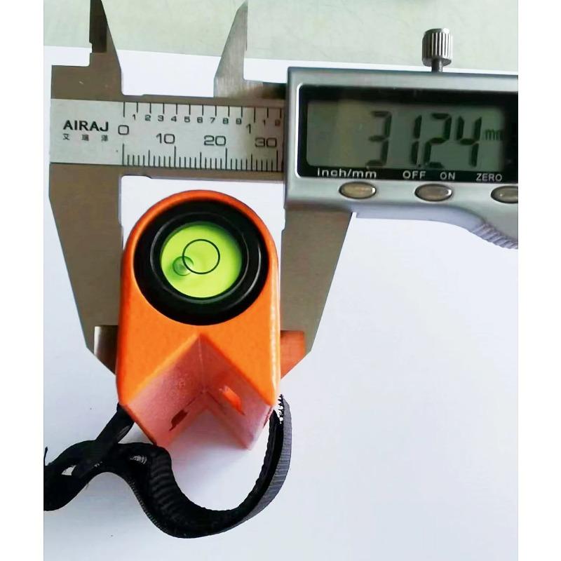 Центрирующий столб Углеродное волокно Уровнемер столба Пузырьковый узел Алюминиевый сплав Прямоугольный уровень Ремень Портативный вертикальный пузырьковый уровень