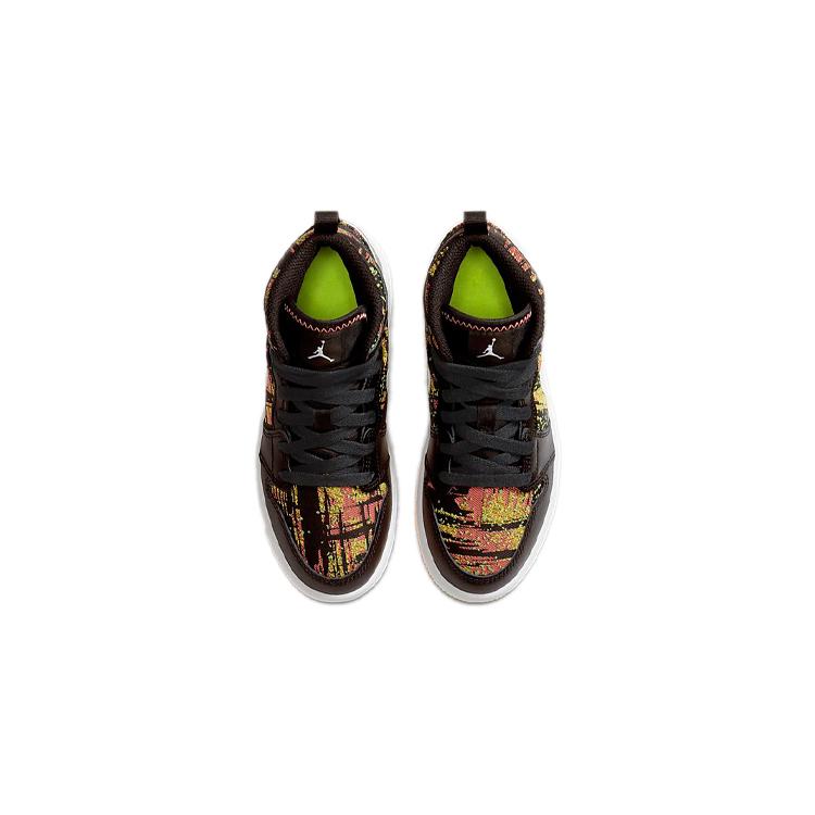 Jordan 1 Mid PS Черный Лазерный Оранжевый 640737-003
