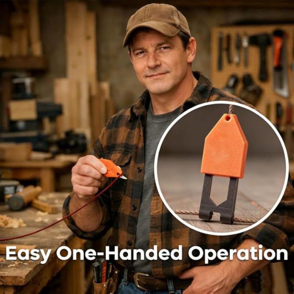Multifunctional Quick Rope Management One-Handed Operation Chalk Line Tool Roofing Projects