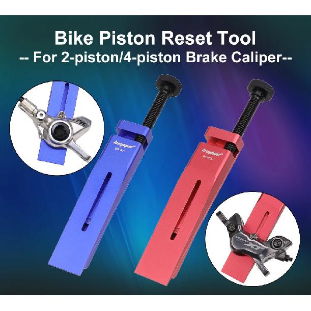Bike Brake Piston Reset Tool Caliper 2 Pistons 4 Pistons Reset Tool Piston Press Tool for SRAM/SHIMANO Caliper Piston Reseting
