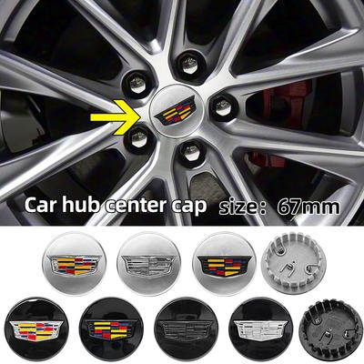 4 шт. 3D 67 мм Колпачки ступицы колеса автомобиля для BLS CT4 CT6 CTS SLR SLS SRX XT5 XT6 XTS Escalade Deville DTS Tiburon