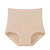 Бесшовные трусики с высокой талией и контролем живота - Женские моделирующие трусы с эффектом подтяжки бедер и антибактериальной удлиненной ластовицей