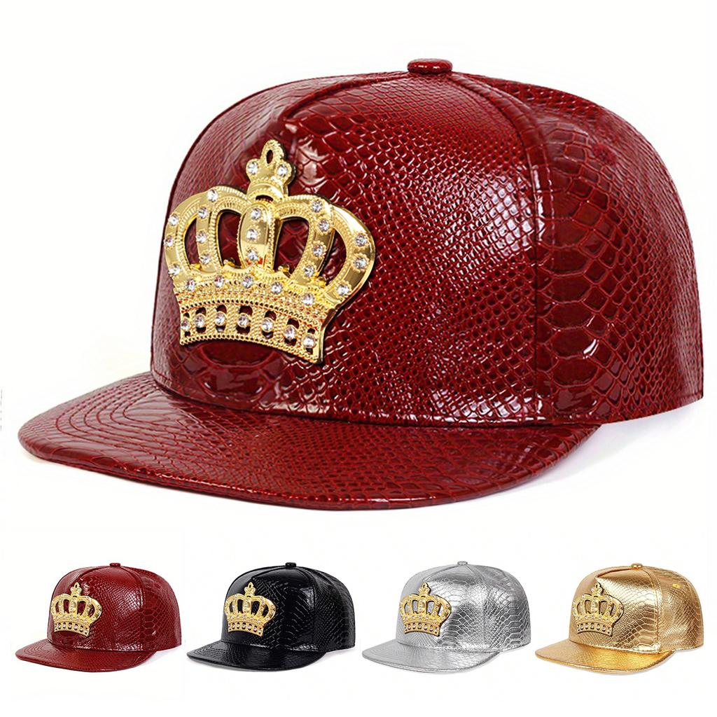 Unisex Diamond Crown Label Baseball Hats Spring Autumn Outdoor Adjustable Casual Hip-hop Trucker Caps Sunscreen Hat