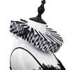 Victorian Costume Neck Ruffled Collar Cosplay False Collar Retro Ruff Collar  Party