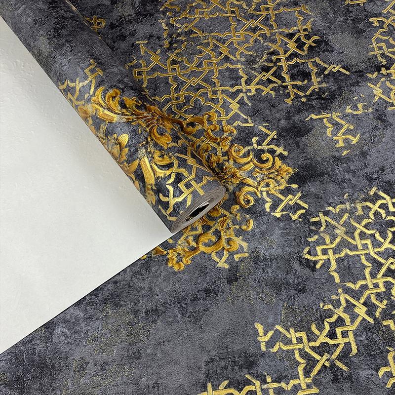 Роскошные Классические Обои Спальня Гостиная Рельеф Дамаск Рулон Обоев papel de parede