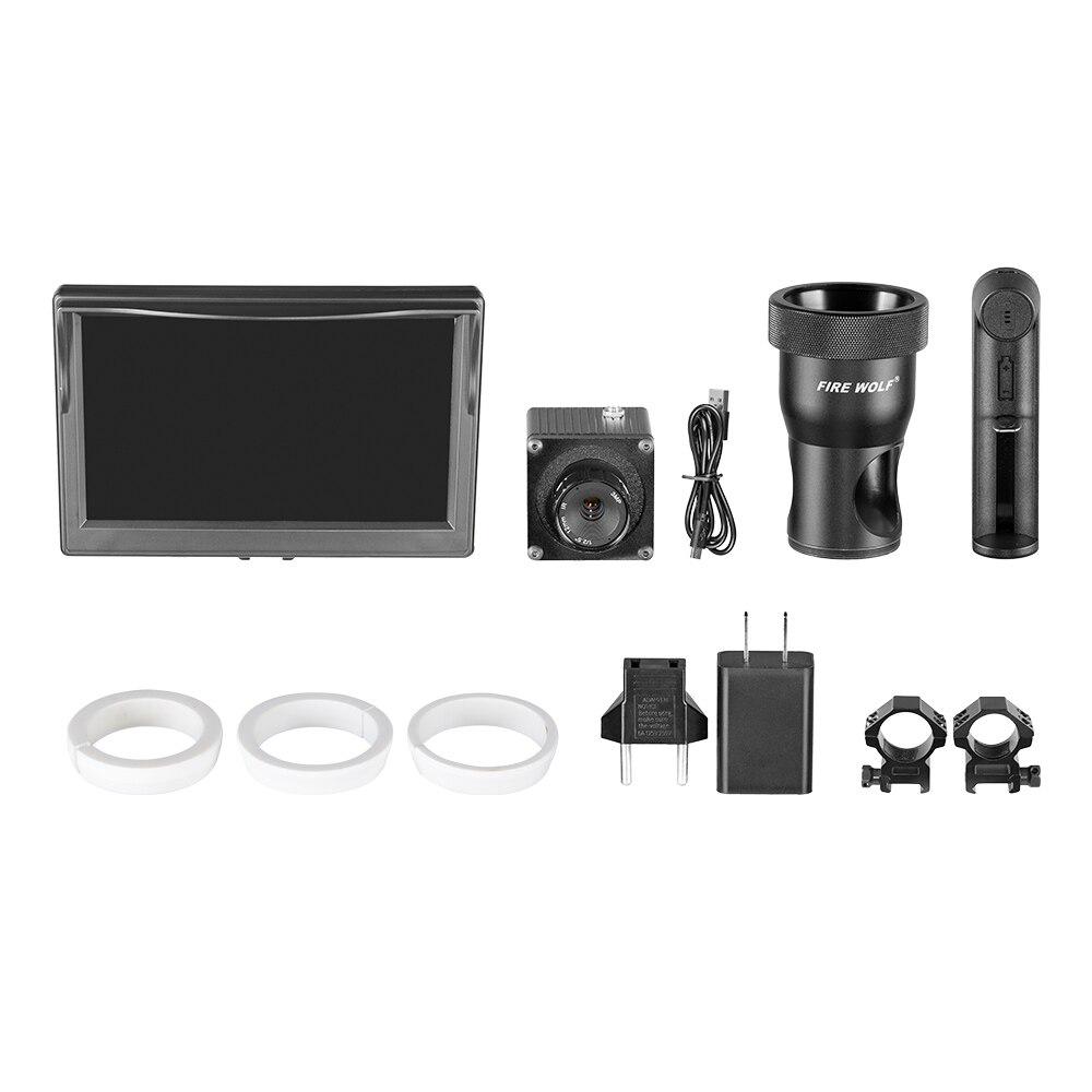 Tactical 850nm Infrared LED IR Night Vision Riflescope Hunting Scopes Optics Sight Waterproof