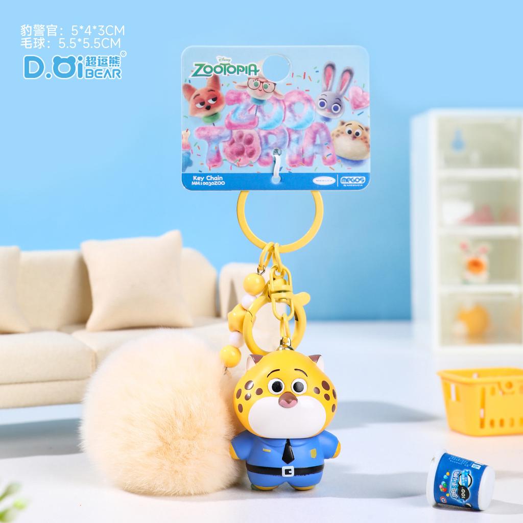 Мультяшный плюшевый брелок - Кролик Леопард Ленивец, Милый брелок с животным для украшения рюкзака, автомобиля, Мягкая плюшевая игрушка в подарок