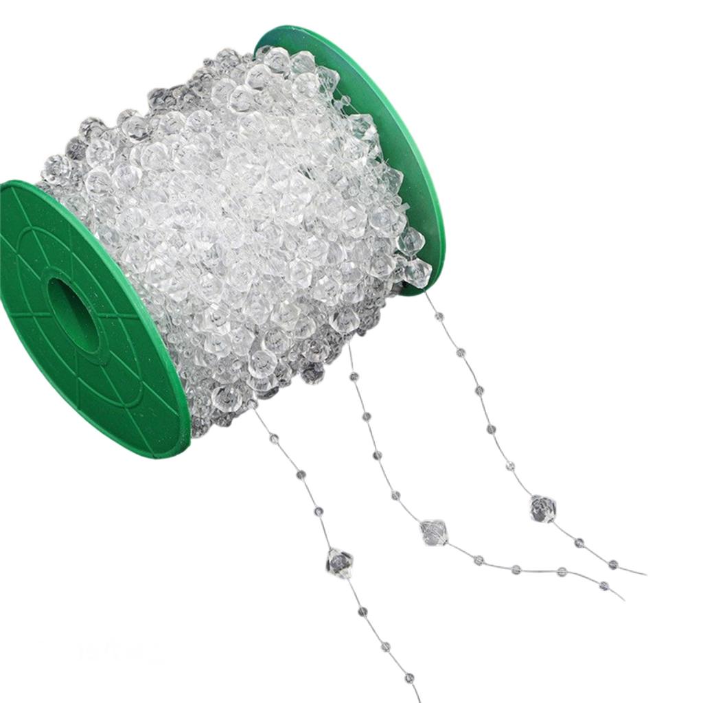 Bead Chain Clear Plastic Craft Bead String Handmade Jewelry Accessories For Art Craft Necklace Bracelets Jewelry Making