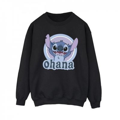 Женский/женский свитшот Lilo And Stitch Ohana Circle