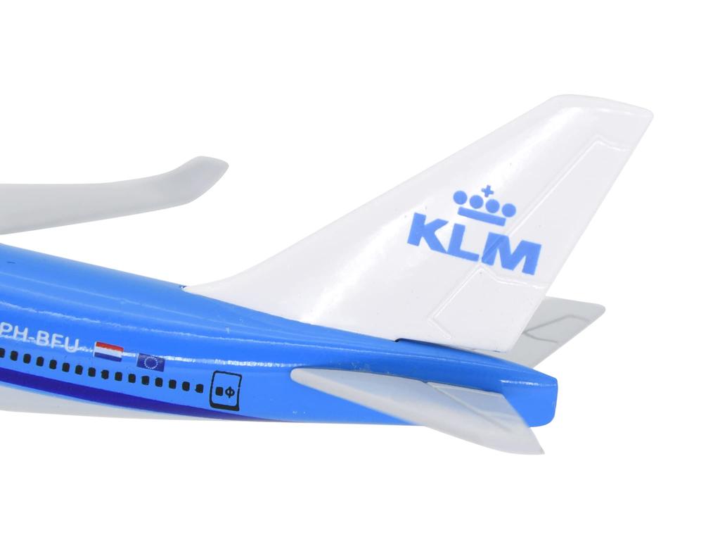 TANG DYNASTY 16cm KLM Royal Dutch Airlines B747 Alloy Airplane Model Toy 1/400