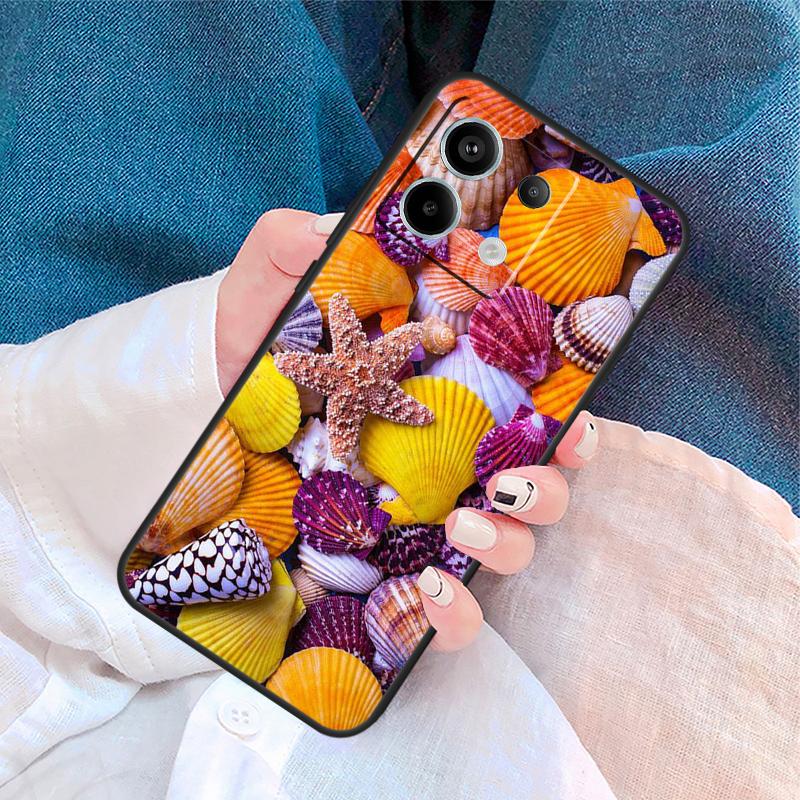 Чехол Ракушки для Xiaomi Redmi Note 14 Pro 13 12 11 9 10 9S 10S 11S 12S Redmi 10C 12C 13C 14C