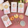 Flower Metal Cosmetic Mirror Textured Cartoon Makeup Mirror Chinese-style Handheld Mirror  Outdoor