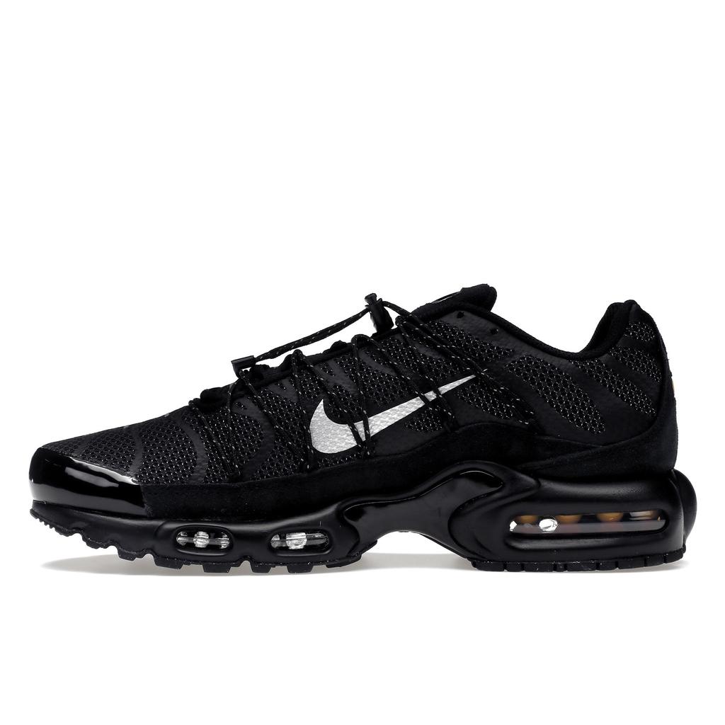 Nike Air Max Plus Utility Black Metallic Silver Мужские кроссовки Белые FD0670-001
